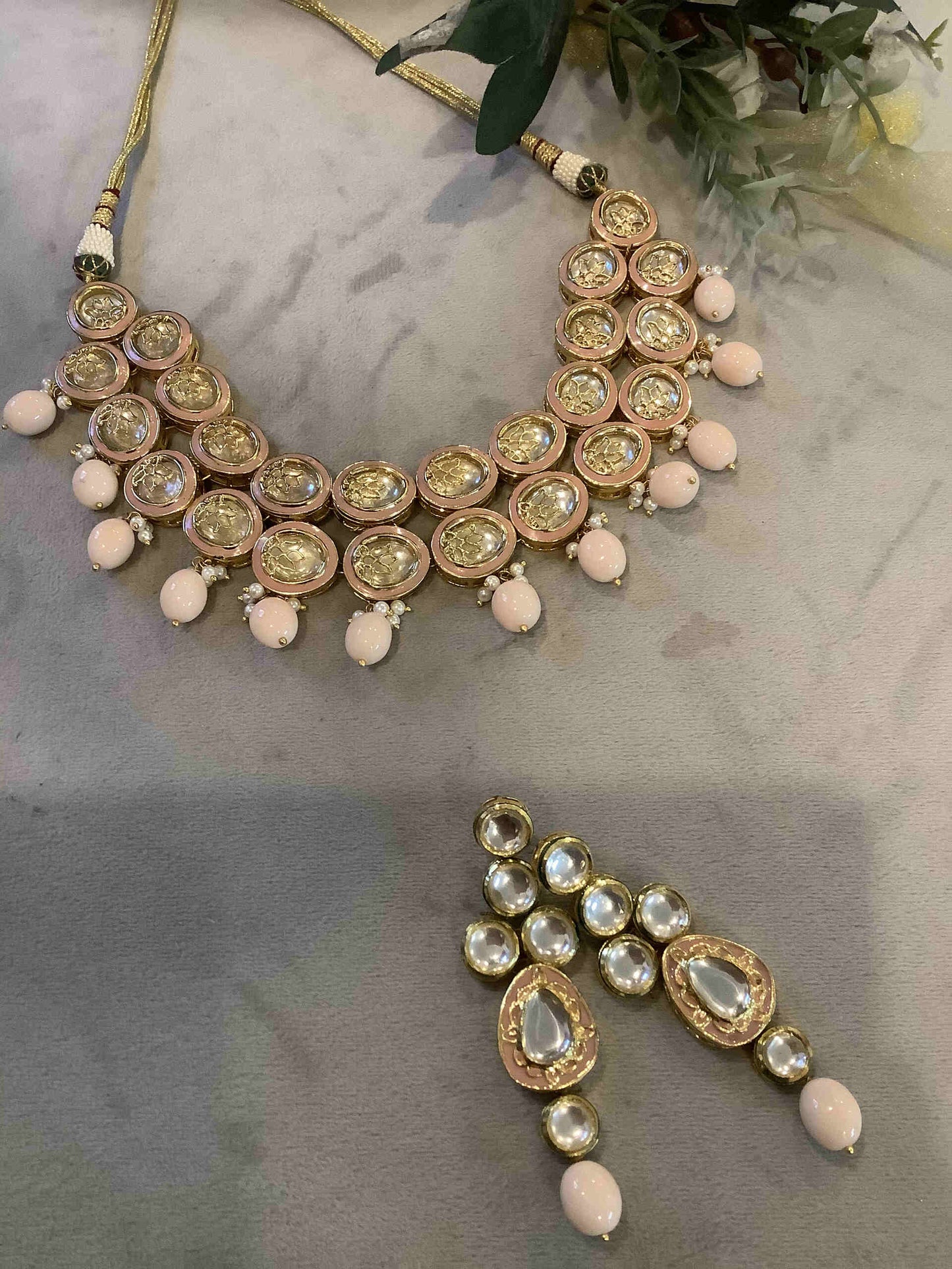 Meena Layered Polki Set