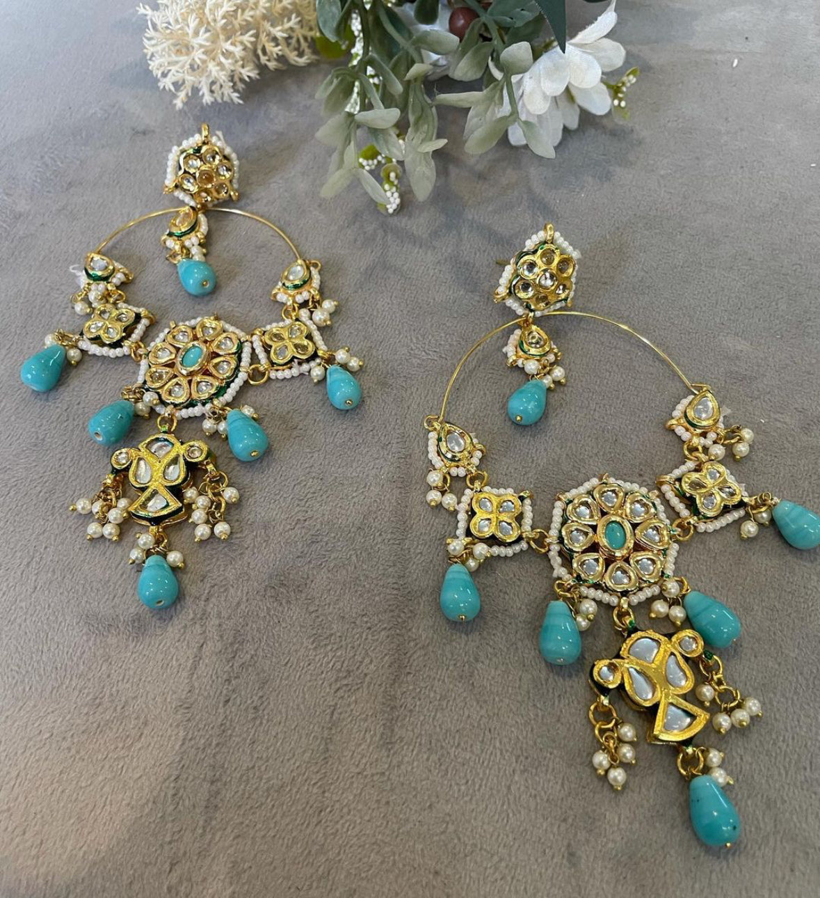 Ziya Drop Chandbali Earrings