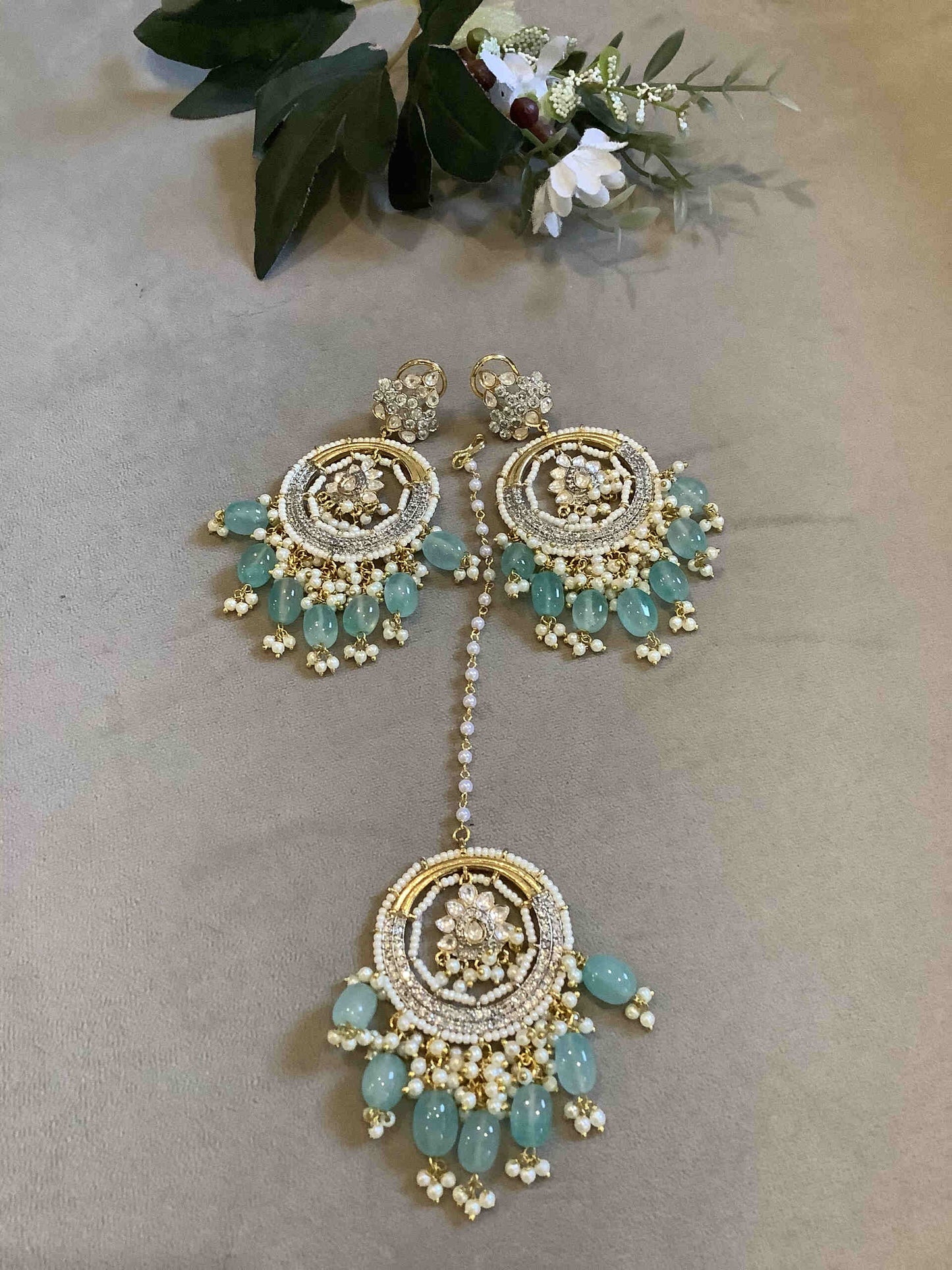 Bahar Beaded Maangtika