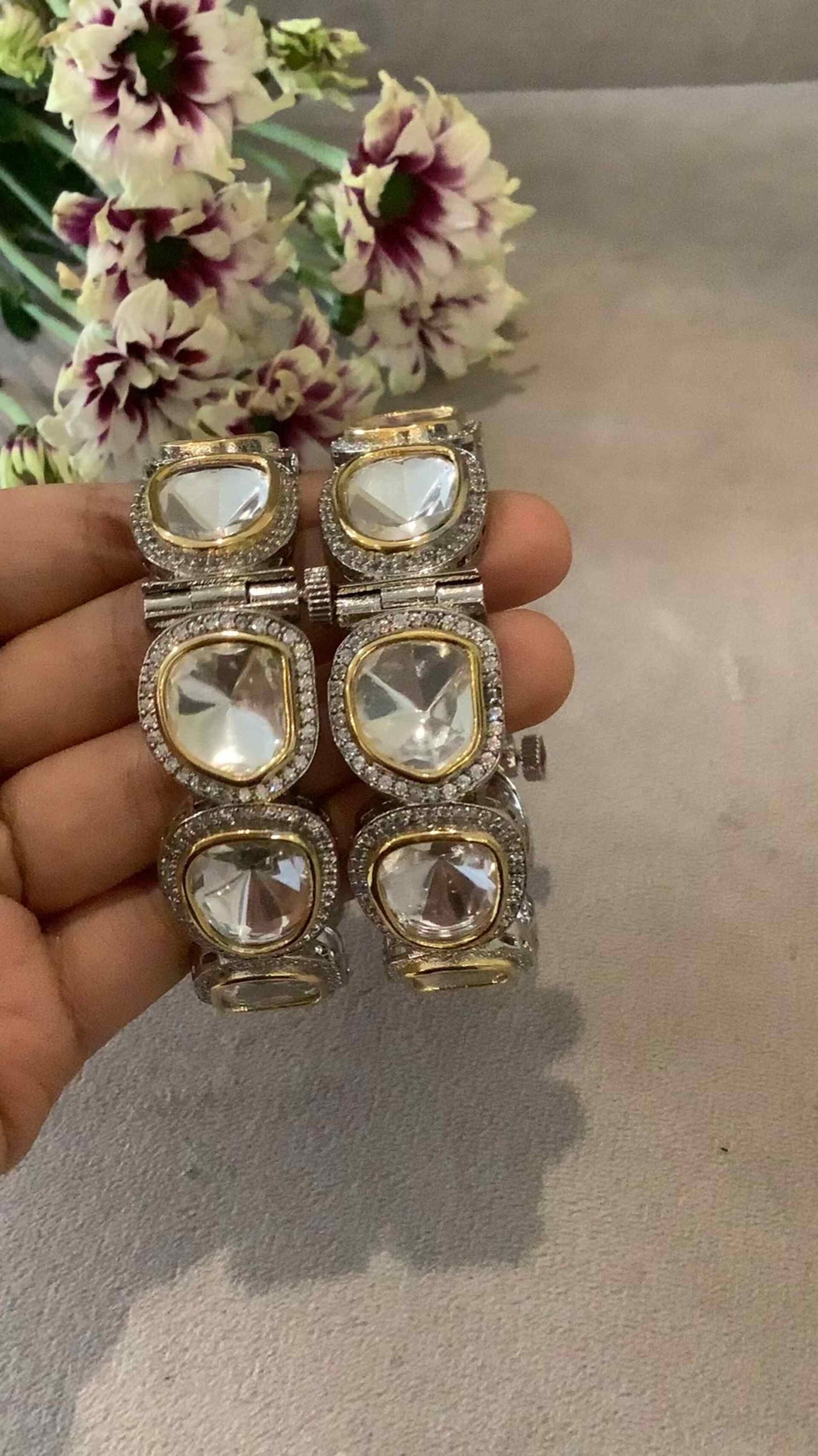 Saanjh Polki Bangles