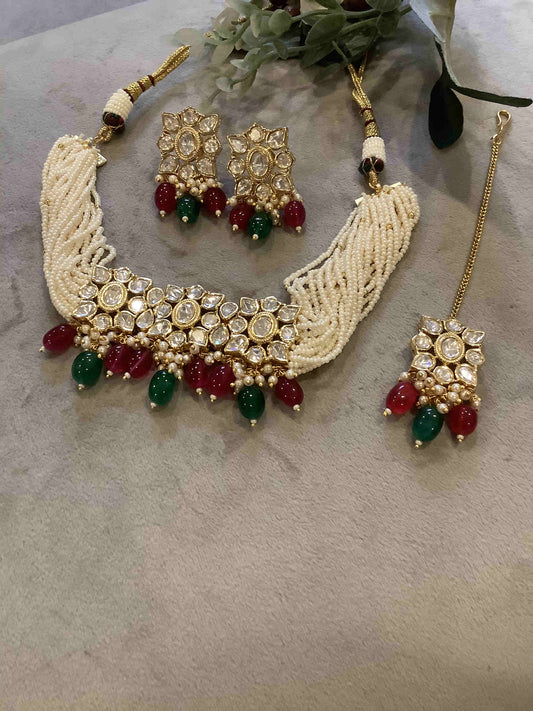 Insha Polki Maangtikka