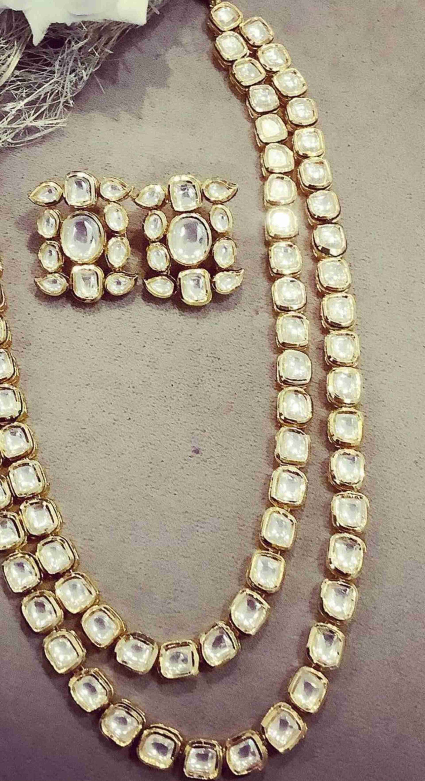 Meena Layered Polki Set