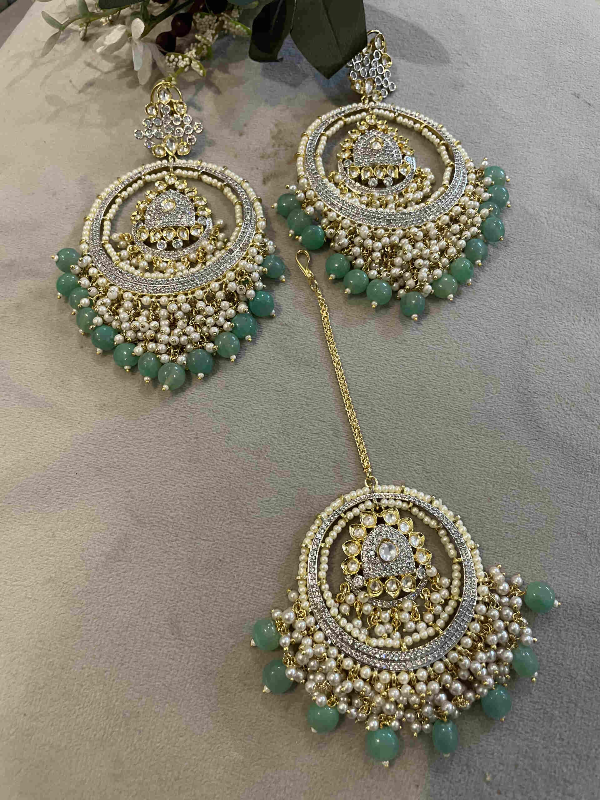 Bahar Beaded Maangtika