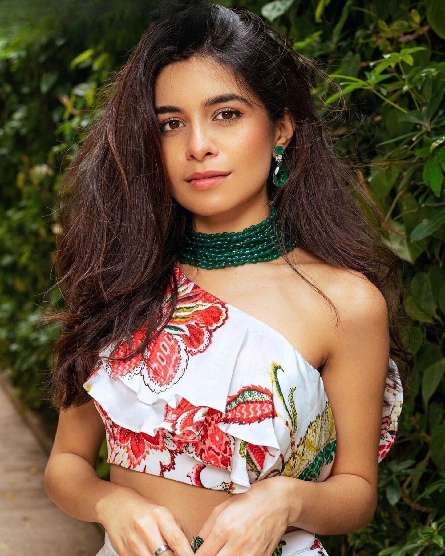 Emerald Onyx Necklace And Earrings