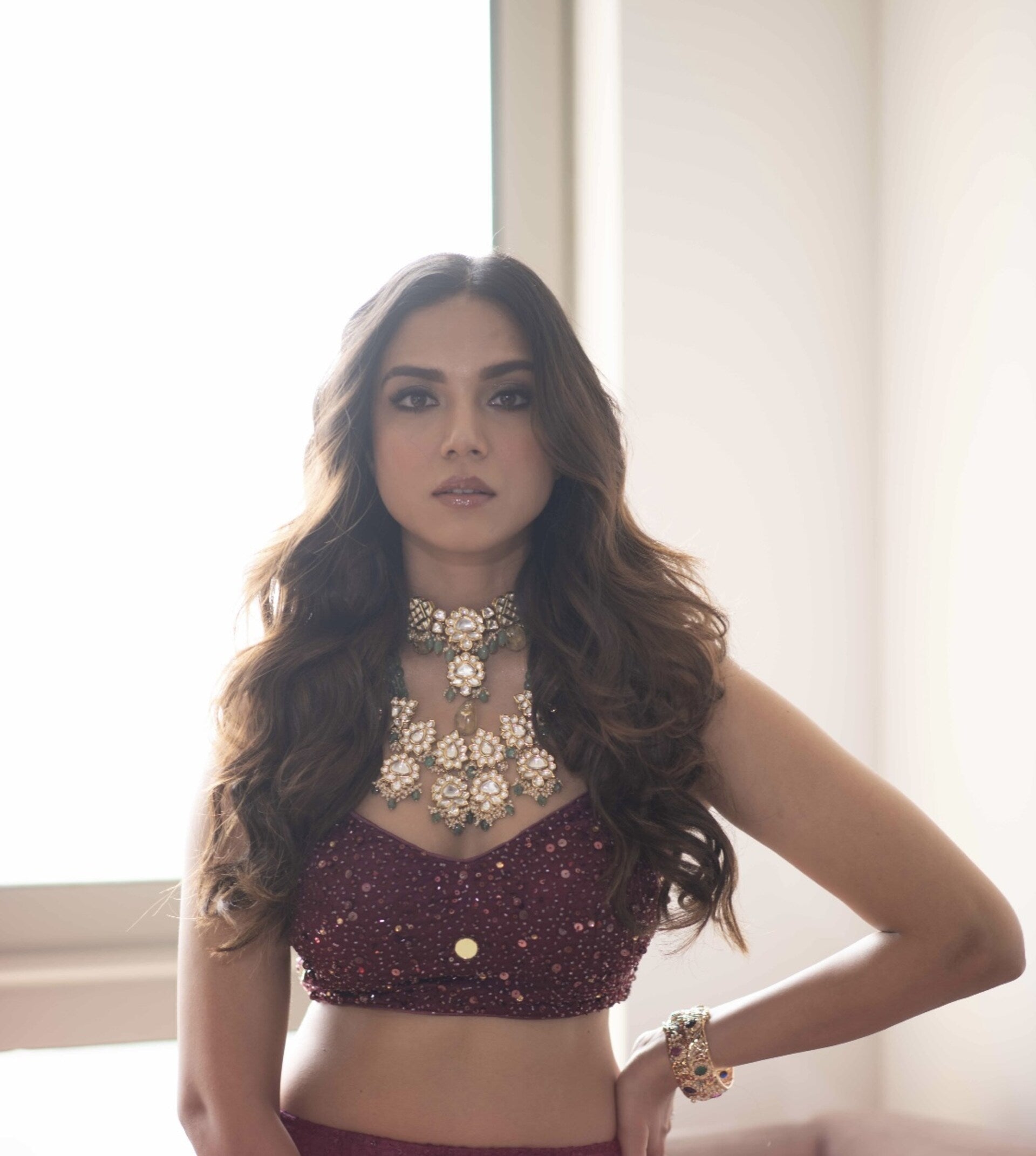 Tear Drop Necklace Set