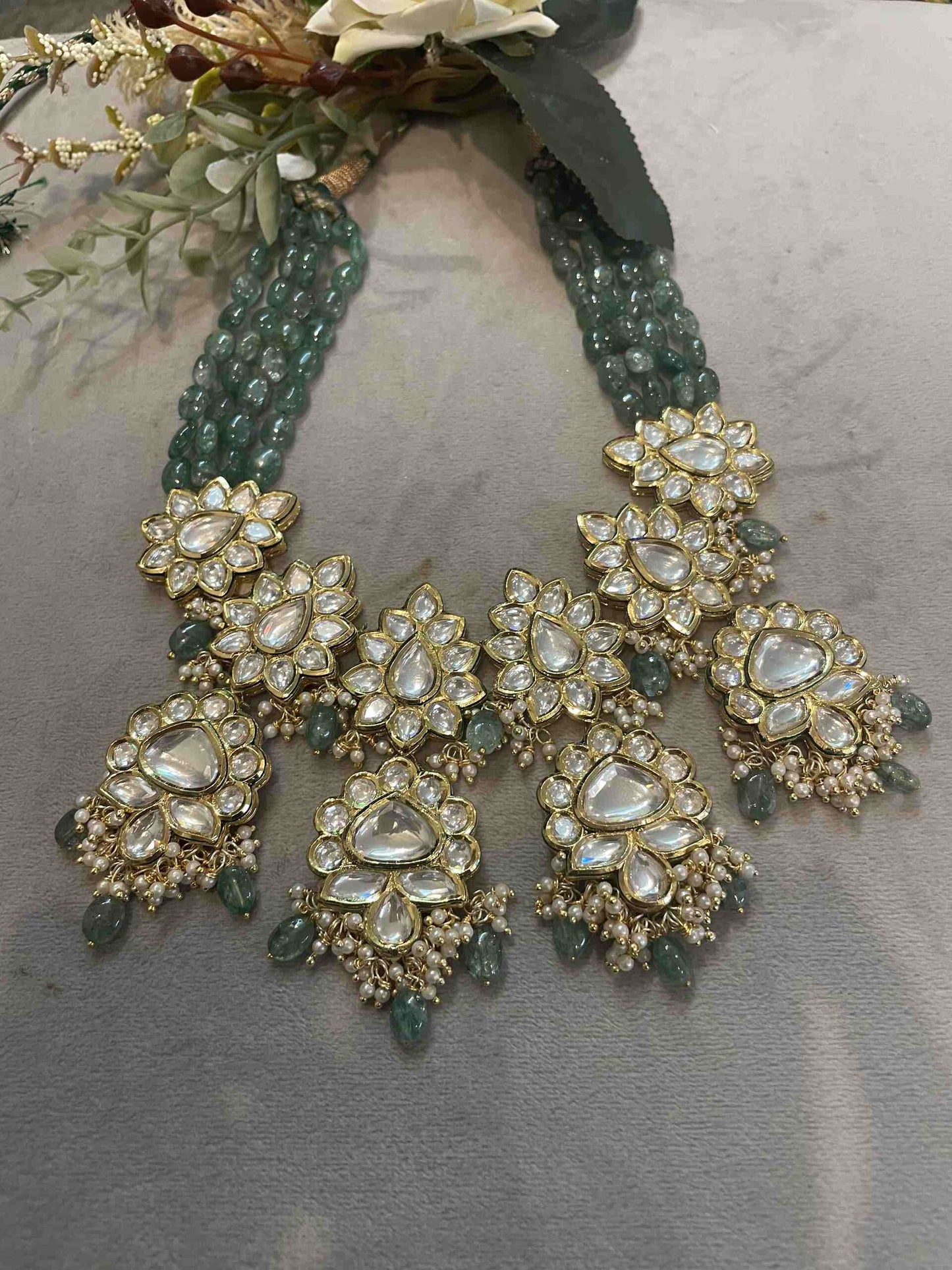 Tear Drop Necklace Set