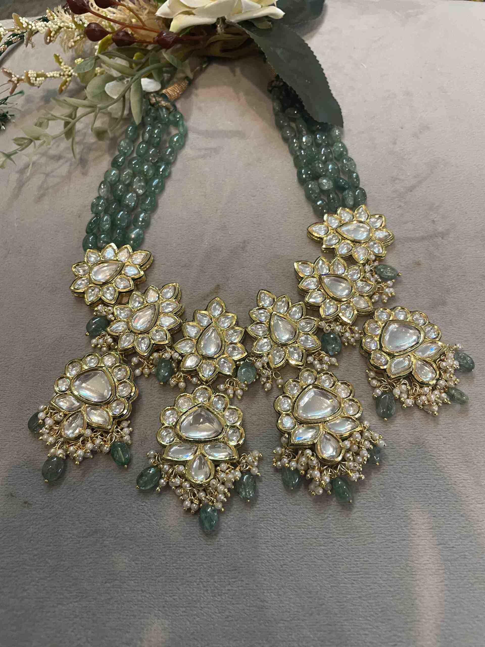 Tear Drop Necklace Set