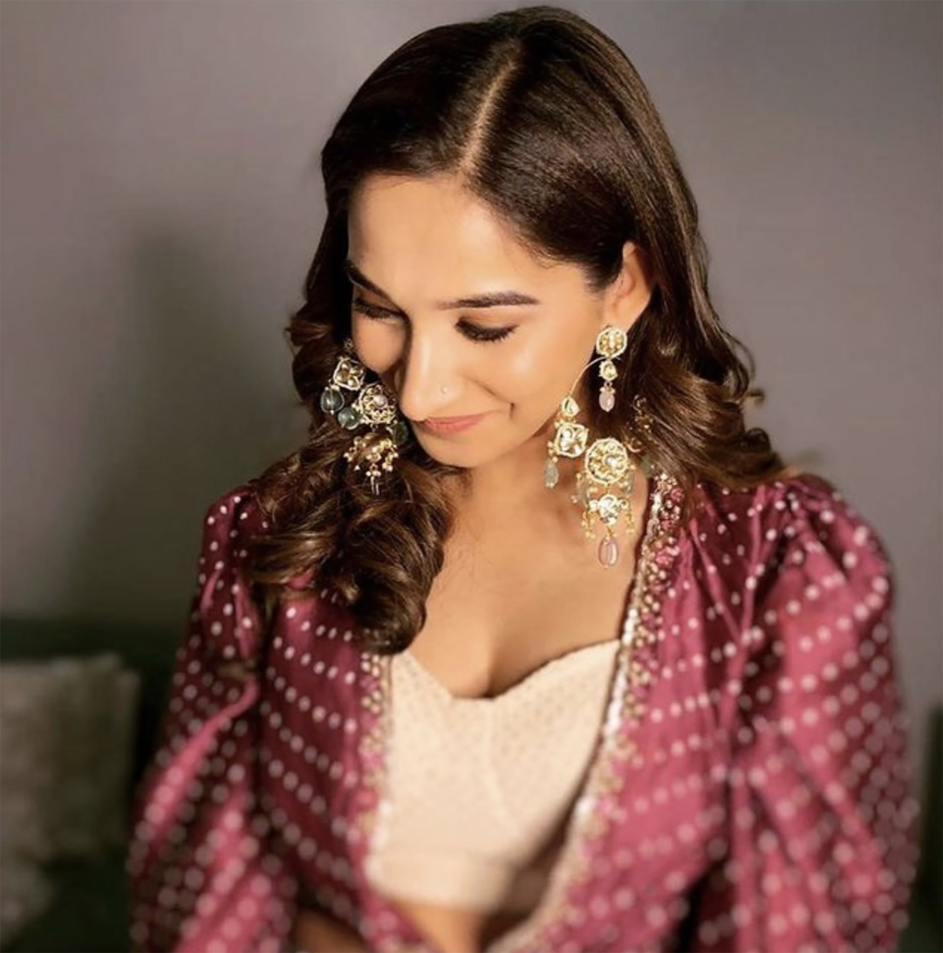 Ziya Drop Chandbali Earrings