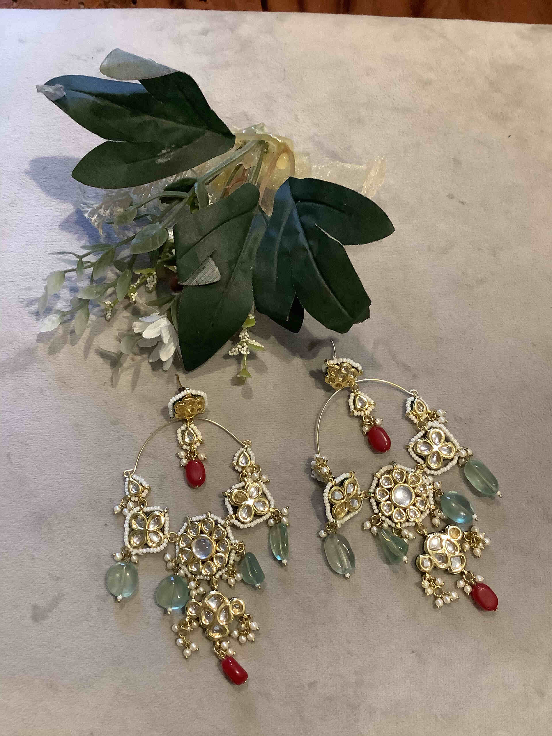 Ziya Drop Chandbali Earrings